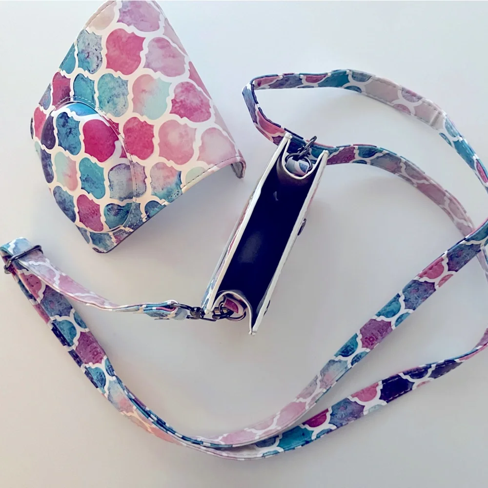 Case for Instax Mini 70 Fintie Leather Bag Cover with Removable Adjustable Strap
